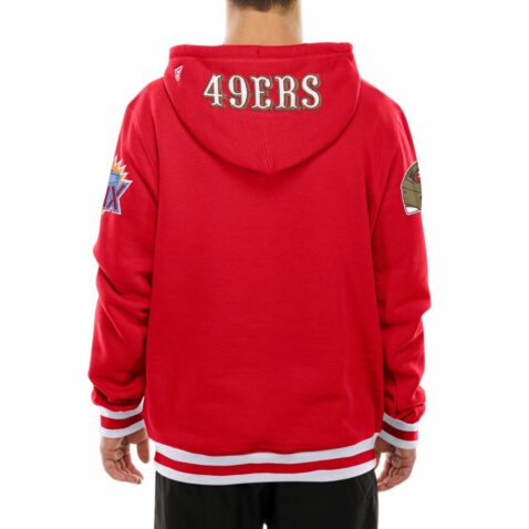 New Era San Francisco 49ers Evergreen Pullover Hoodie Red - Image 4