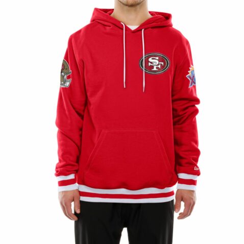 New Era San Francisco 49ers Evergreen Pullover Hoodie Red - Image 3