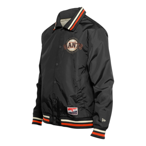 New Era San Francisco Giants G1 Throwback Jacket Black Orange Chrome White