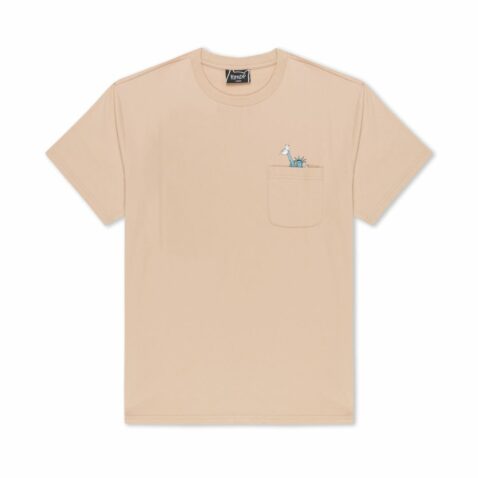 Ripndip Liberty Short Sleeve Pocket T-Shirt Almond Ripndip Liberty Short Sleeve Pocket T-Shirt Almond