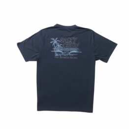 Salty Crew AFrame Crossover Short Sleeve Tech T-Shirt Navy