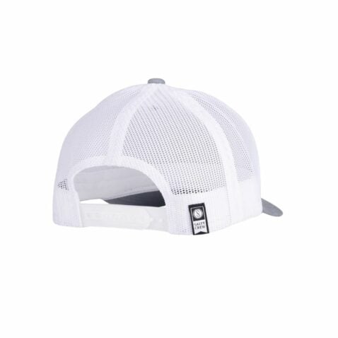 Salty Crew Ink Slinger Retro Mesh Trucker Snapback Hat Heather Grey White Salty Crew Ink Slinger Retro Mesh Trucker Snapback Hat Heather Grey White