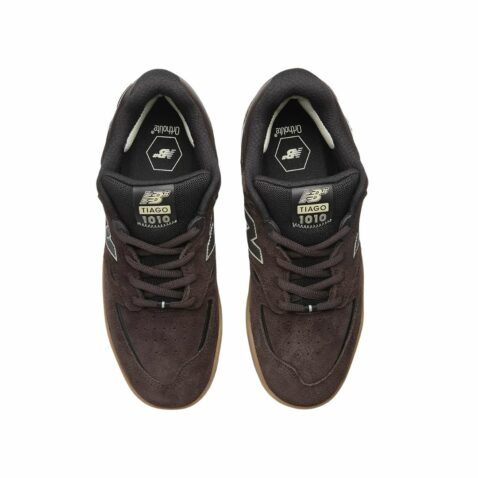 New Balance Numeric Tiago Lemos 1010 Shoe Brown Gum - Image 3