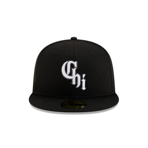 New Era 59Fifty Chicago White Sox Alternate City Connect Authentic Collection On Field Fitted Hat Black White - Image 2