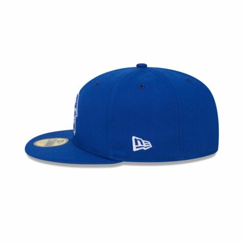 New Era 59Fifty Duke University Blue Devils Fitted Hat Blue White - Image 4