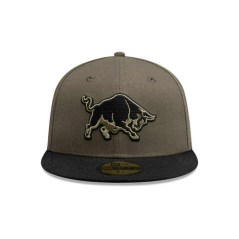 New Era 59Fifty Tijuana Toros 2025 Alternate 2 Official On Field Fitted Hat Olive Green Black - Image 2