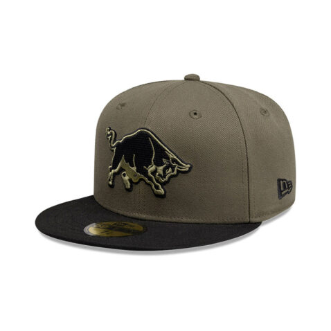 New Era 59Fifty Tijuana Toros 2025 Alternate 2 Official On Field Fitted Hat Olive Green Black