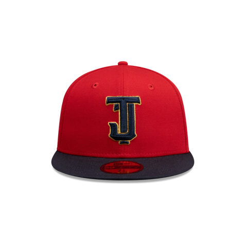 New Era 59Fifty Tijuana Toros 2025 Alternate Road Official On Field Fitted Hat Red Dark Navy - Image 2