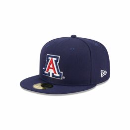 New Era 59Fifty University of Arizona Wildcats Fitted Hat Navy Blue
