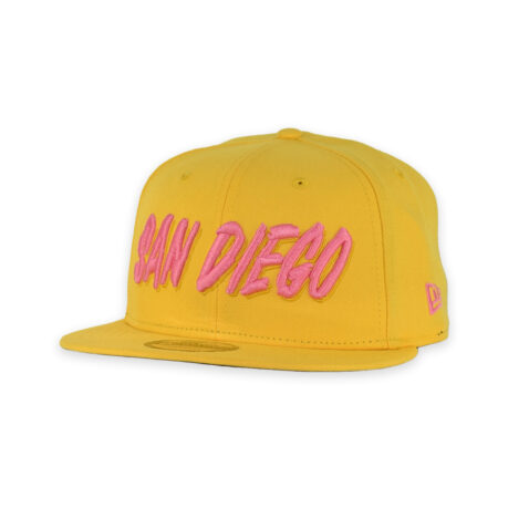 New Era 9Fifty San Diego Padres City Connect Alternate Snapback Hat Gold