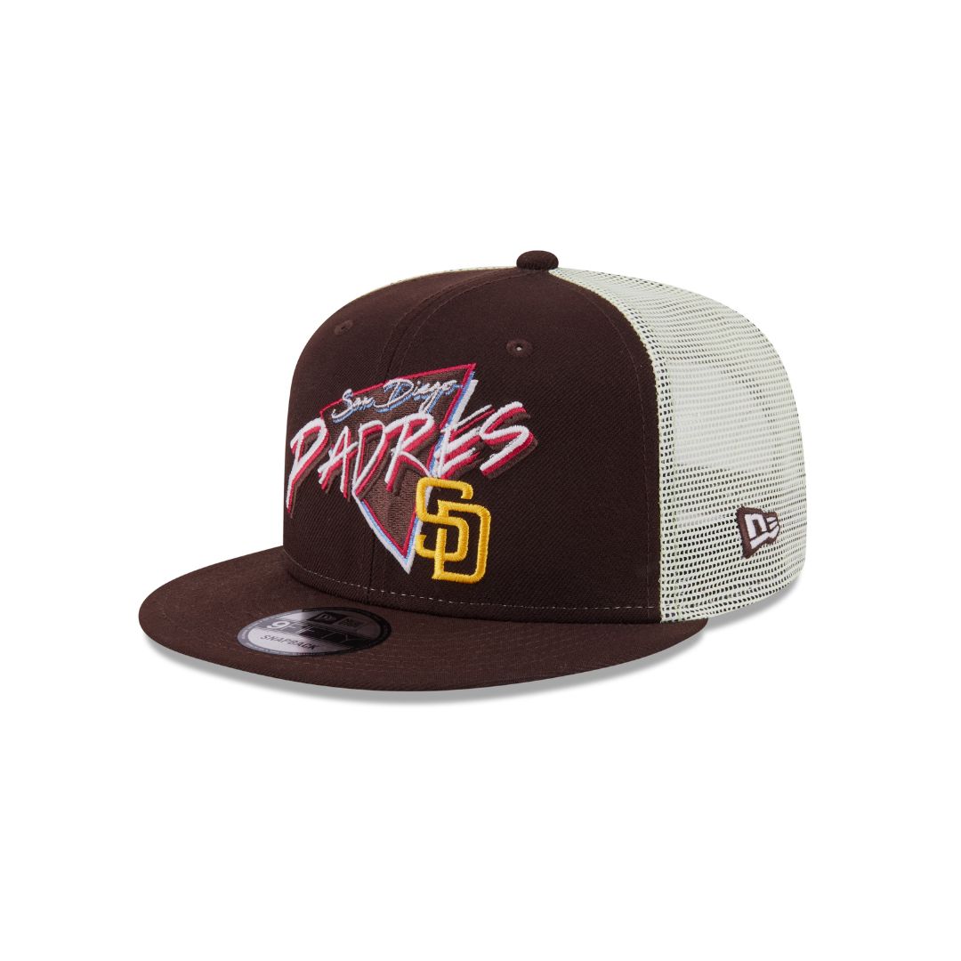 New Era 9Fifty San Diego Padres Neon Mesh Trucker Snapback
