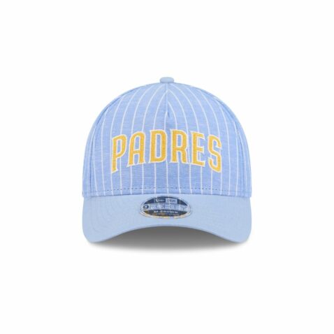 New Era 9Forty M-Crown San Diego Padres Pinstripe Linen Snapback Hat Open Market Blue New Era 9Forty M-Crown San Diego Padres Pinstripe Linen Snapback Hat Open Market Blue