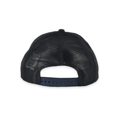 New Era 9Forty San Diego Football Club SDFC Flow Logo A-Frame Mesh Trucker Snapback Hat Dark Navy White - Image 5