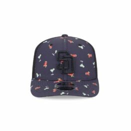 New Era 9Seventy San Diego Padres Pattern Snapback Hat Dark Blue