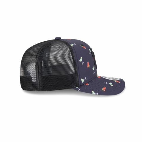 New Era 9Seventy San Diego Padres Pattern Snapback Hat Dark Blue - Image 6