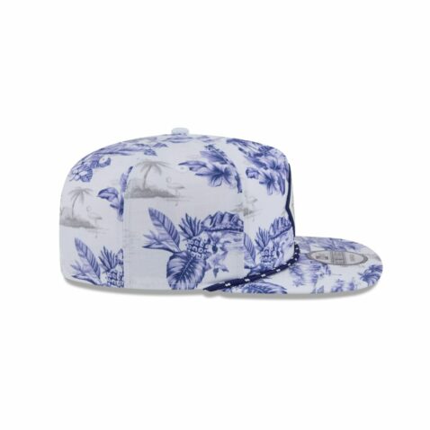 New Era Golfer Los Angeles Dodgers Printed Snapback Hat White - Image 6