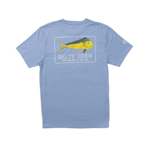 Salty Crew Golden Mahi Short Sleeve T-Shirt Marine Blue - Image 2