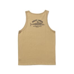 Salty Crew Wahoo Stamp Tank Top Shirt Khaki