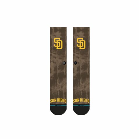 Stance San Diego Padres Tie Dye Brown  Socks