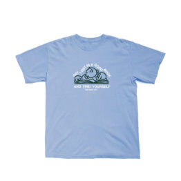 The Quiet Life Good Books Short Sleeve T-Shirt Washed Blue