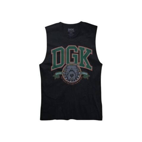 DGK Mascot Sleeveless Short Sleeve T-Shirt Black