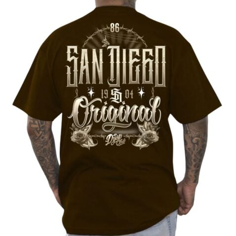 Dyse One OG’s Short Sleeve T-Shirt Brown Dyse One OG’s Short Sleeve T-Shirt Brown