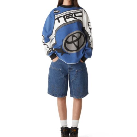 HUF x Toyota TRD Grandstand Jersey Blue - Image 7