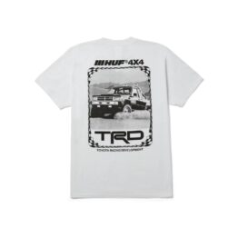 HUF x Toyota TRD Long Travel Short Sleeve T-Shirt White