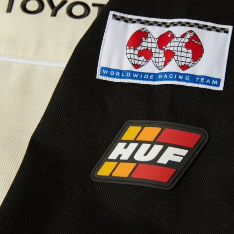 HUF x Toyota TRD Podium Racing Jacket White Black - Image 7