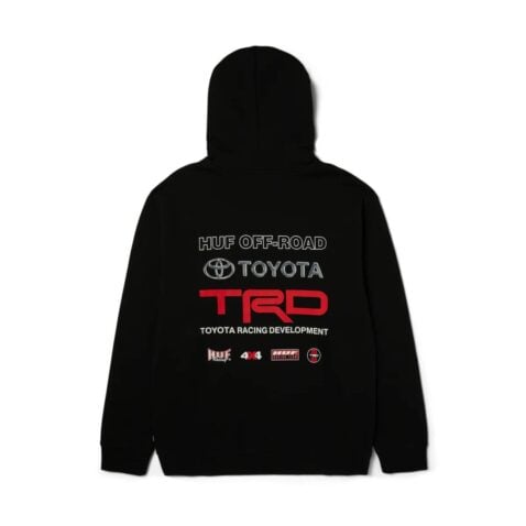 HUF x Toyota TRD Team 4x4 Pullover Hoodie Black - Image 2