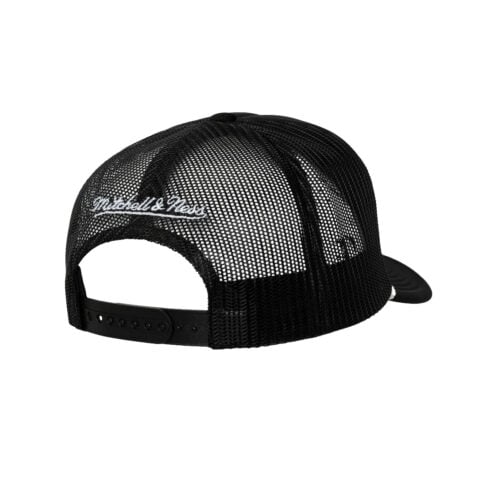 Mitchell & Ness San Diego Padres Graded Cooperstown Mesh Trucker Snapback Hat Black - Image 2