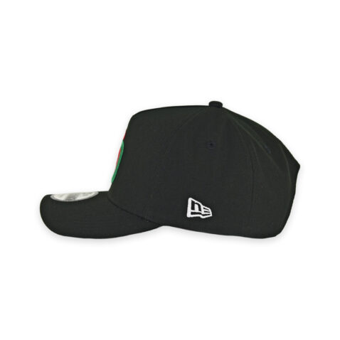 New Era 9Forty San Diego Padres A-Frame Snapback Hat Black Red Green - Image 4