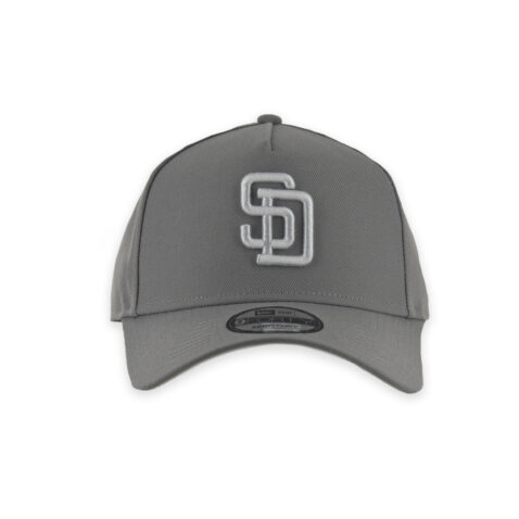 New Era 9Forty San Diego Padres A-Frame Snapback Hat Gray White