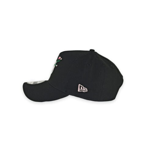 New Era 9Forty San Diego Padres Cherry Blossoms A-Frame Snapback Hat Black - Image 4