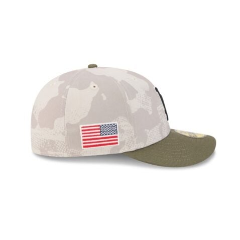 New Era 59Fifty Los Angeles Dodgers Armed Forces Day 2025 Fitted Hat Camo New Olive - Image 6