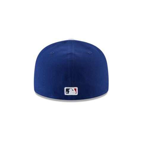 New Era 59Fifty Los Angeles Dodgers Japan Fitted Hat Dark Royal Blue White - Image 5