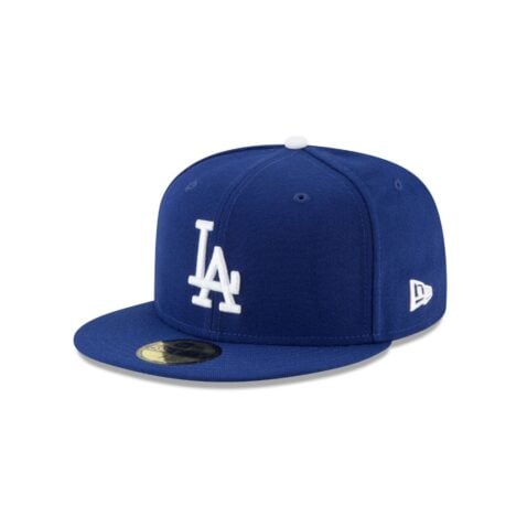 New Era 59Fifty Los Angeles Dodgers Japan Fitted Hat Dark Royal Blue White