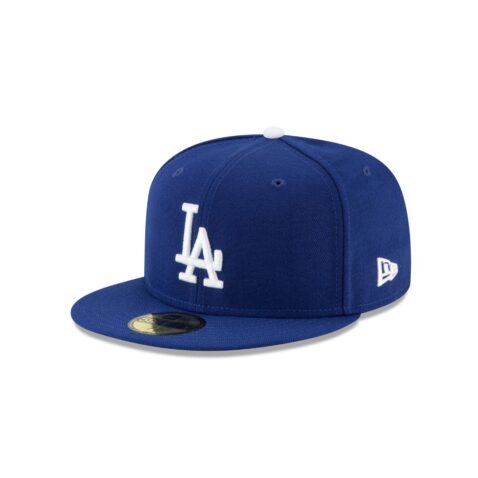 New Era 59Fifty Los Angeles Dodgers Ohtani 17 Fitted Hat Dark Royal Blue White