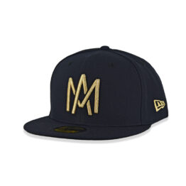 New Era 59Fifty Mexicali Aguilas Campeon Fitted Hat Dark Navy Gold