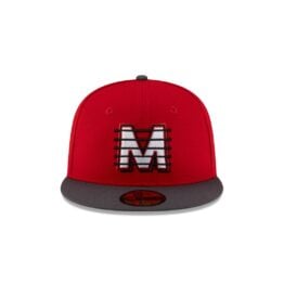 New Era 59Fifty Mexico City Diablos Rojos De Mexico Alternate 2 2025 On Field Fitted Hat Red White Black