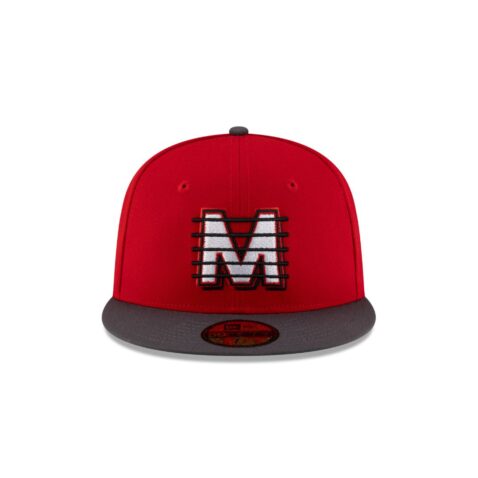 New Era 59Fifty Mexico City Diablos Rojos De Mexico Alternate 2 2025 On Field Fitted Hat Red White Black - Image 2