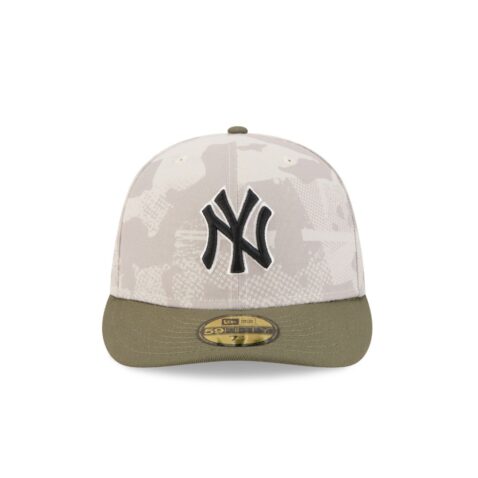 New Era 59Fifty New York Yankees Armed Forces Day 2025 Fitted Hat Camo New Olive - Image 2