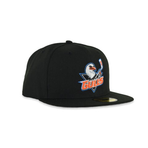 New Era 59Fifty San Diego Gulls Fitted Hat Black - Image 3