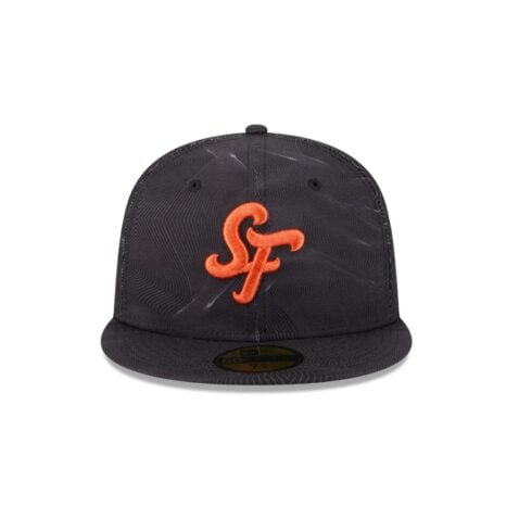 New Era 59Fifty San Francisco Giants City Connect Fitted Hat Black Orange