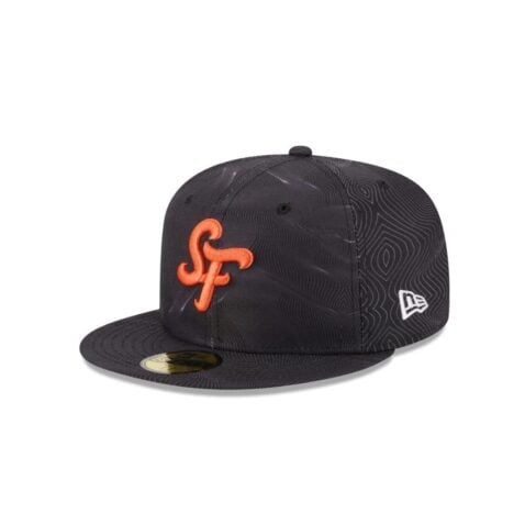 New Era 59Fifty San Francisco Giants City Connect Fitted Hat Black Orange