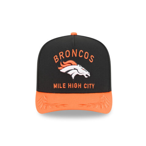 New Era 9Fifty Denver Broncos NFL 2025 Draft A-Frame Snapback Hat Black Orange New Era 9Fifty Denver Broncos NFL 2025 Draft A-Frame Snapback Hat Black Orange