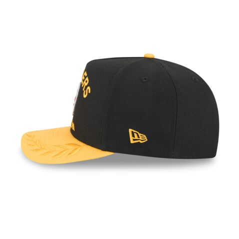 New Era 9Fifty Pittsburgh Steelers NFL 2025 Draft A-Frame Snapback Hat Black Yellow - Image 4