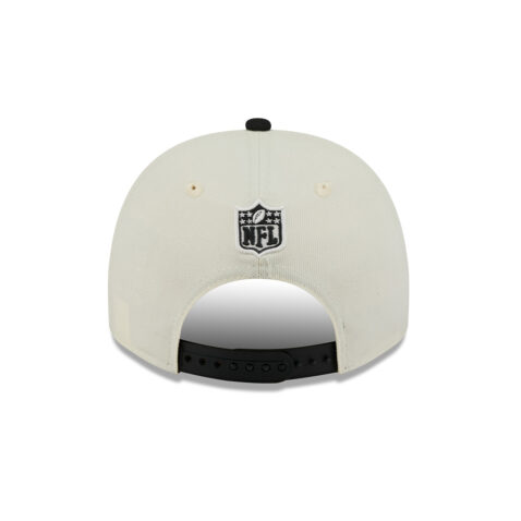 New Era 9Fifty Pittsburgh Steelers NFL 2025 Draft A-Frame Snapback Hat Chrome White Yellow - Image 5