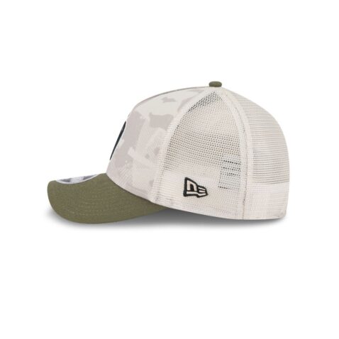 New Era 9Forty M-Crown San Diego Padres Armed Forces Day 2025 Snapback Hat Camo New Olive - Image 4