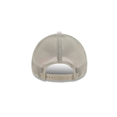 New Era 9Forty Tijuana Toros Alternate Logo Mesh Trucker A-Frame Snapback Hat Chrome White - Image 5